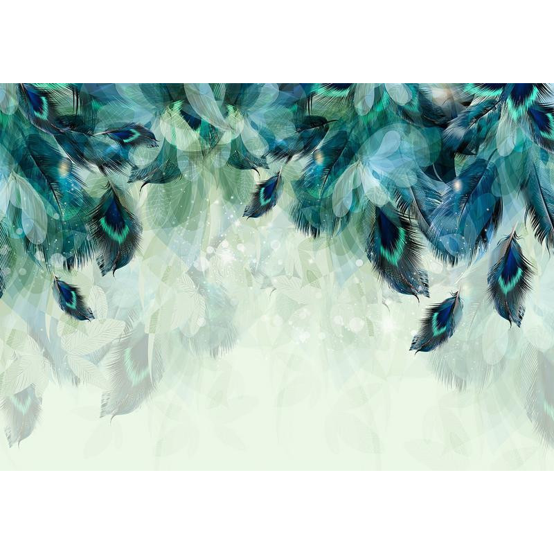 34,00 € Wall Mural - Emerald Feathers