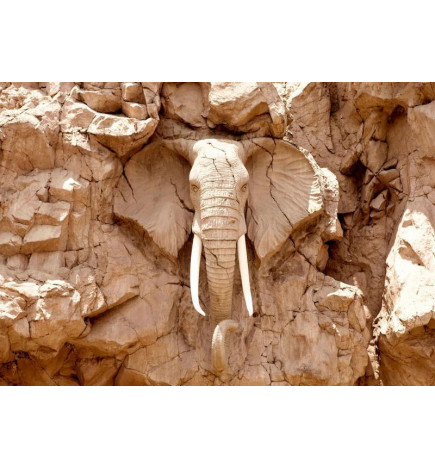 Fotobehang - Stone Elephant (South Africa)