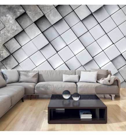 Wall Mural - Gray background 3D