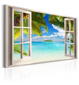 Canvas Print - Window: Sea View
