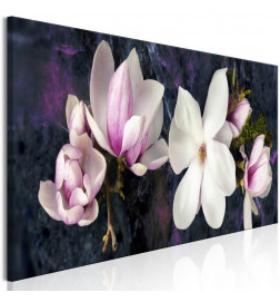 Canvas Print - Avant-Garde Magnolia (1 Part) Narrow Violet