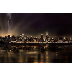 Fototapete - Storm in New York City