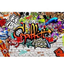 Carta da parati - Colorful Graffiti