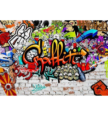 Carta da parati - Colorful Graffiti