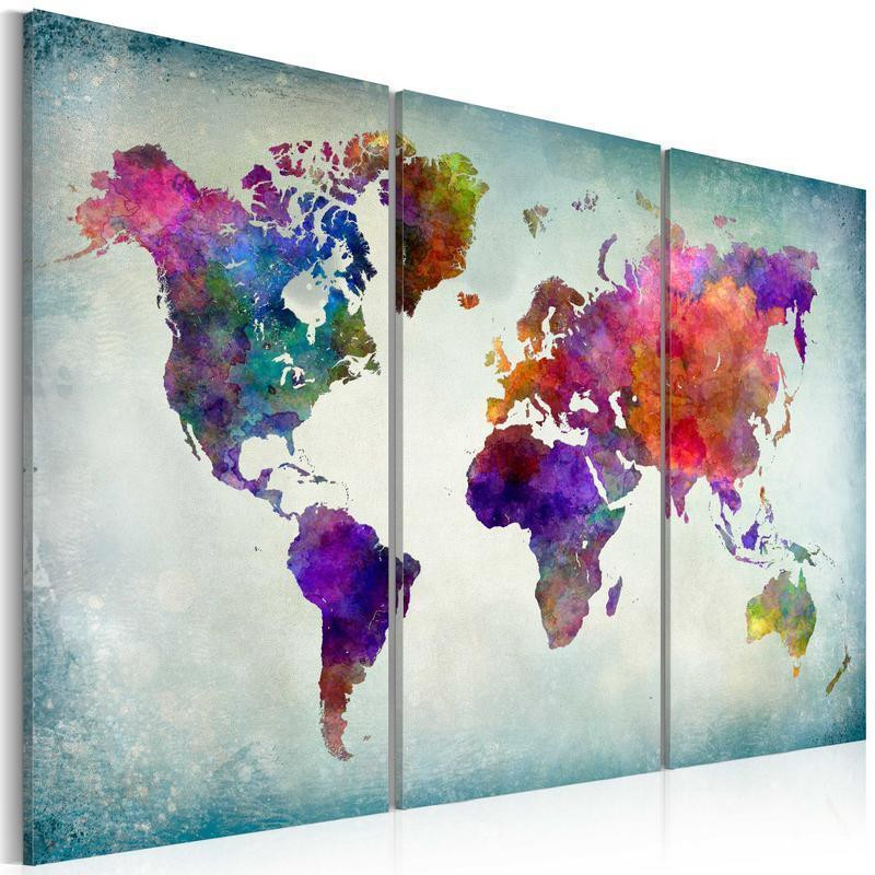 68,00 € Decorative Pinboard - World in Colors