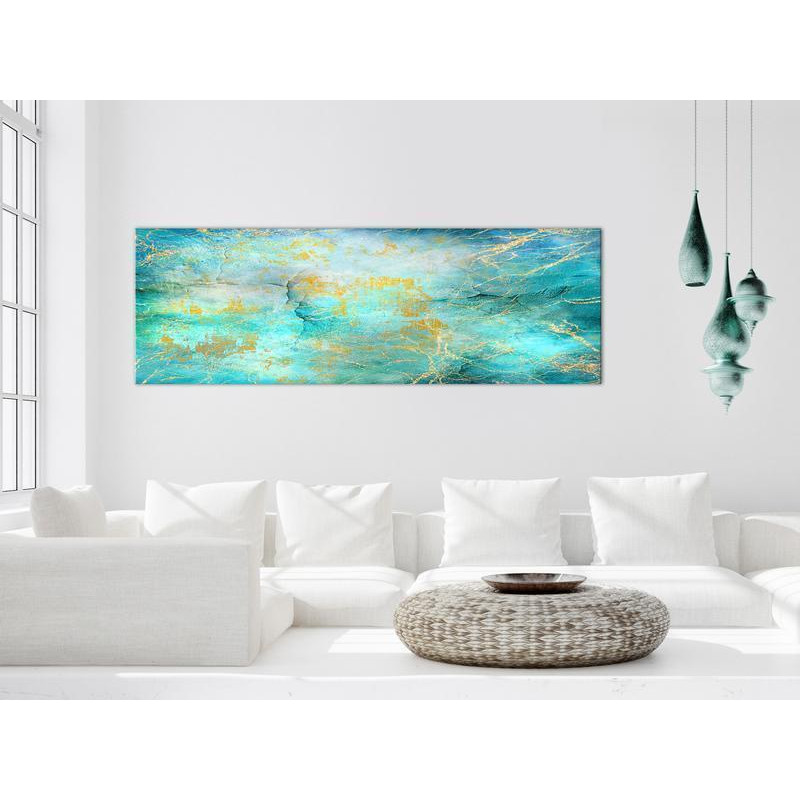 61,90 € Canvas Print - Emerald Ocean (1 Part) Narrow