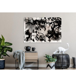 Canvas Print - Cats Look (1 Part) Wide