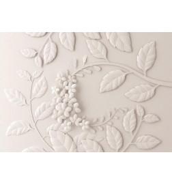 Foto tapete - Paper Flowers (Cream)
