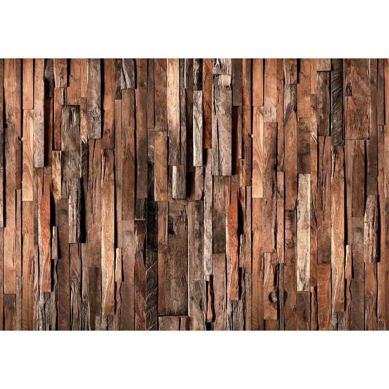 34,00 € Fotobehang - Wooden Curtain (Brown)