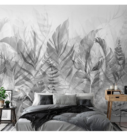 Wall Mural - Magic Grove (Black and White)