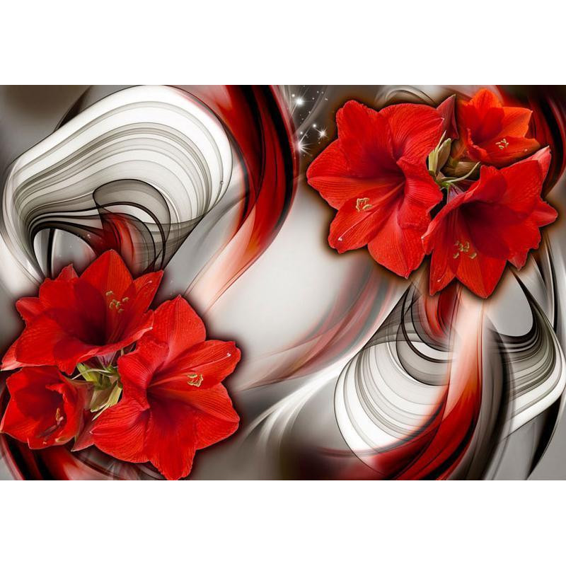 34,00 € Fotomural - Amaryllis - Ballad of the Red