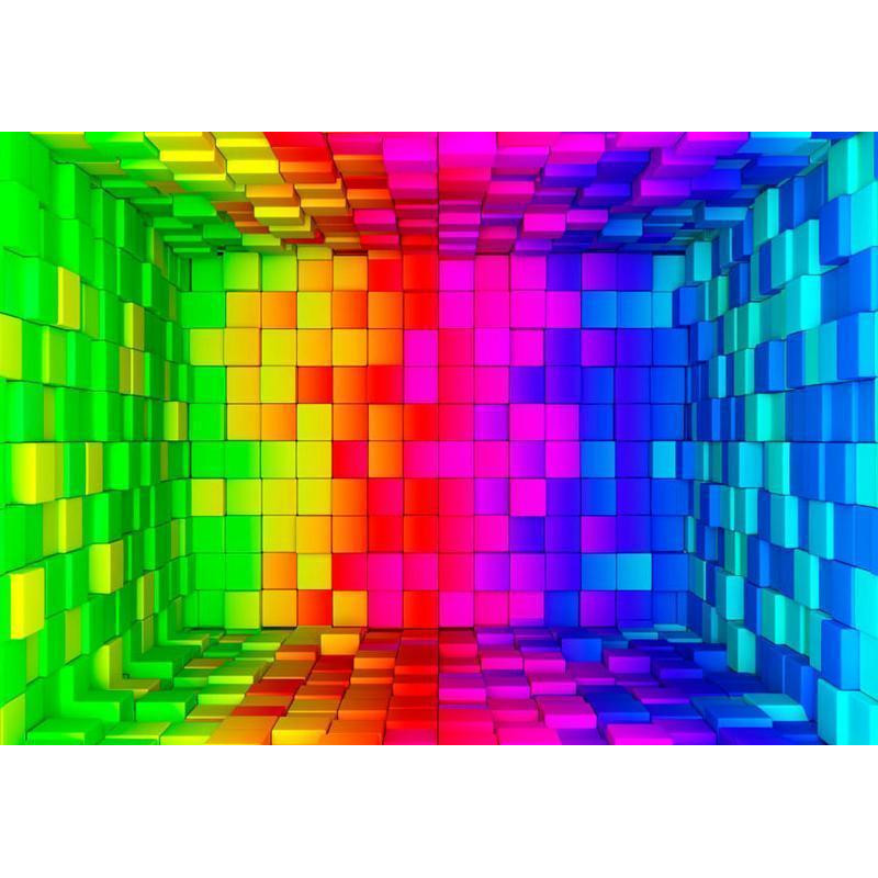 34,00 € Fototapeet - Rainbow Cube