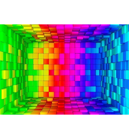 34,00 € Fotobehang - Rainbow Cube