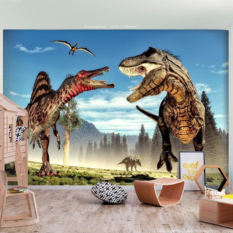 34,00 € Fotobehang - Fighting Dinosaurs
