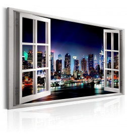 Canvas Print - Window: View of New York