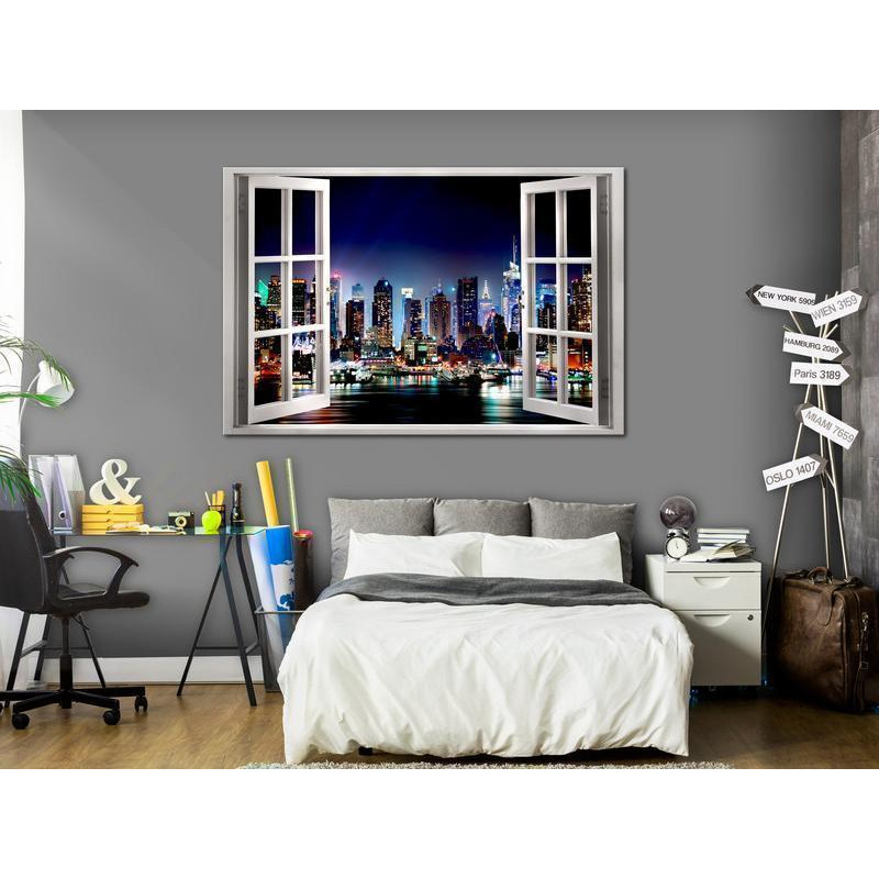 31,90 € Canvas Print - Window: View of New York