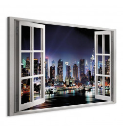 Leinwandbild - Window: View of New York