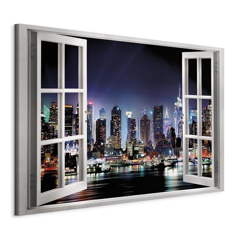 31,90 € Schilderij - Window: View of New York