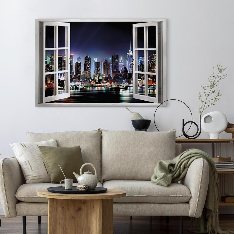 31,90 € Glezna - Window: View of New York