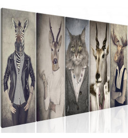 Schilderij - Animal Masks I