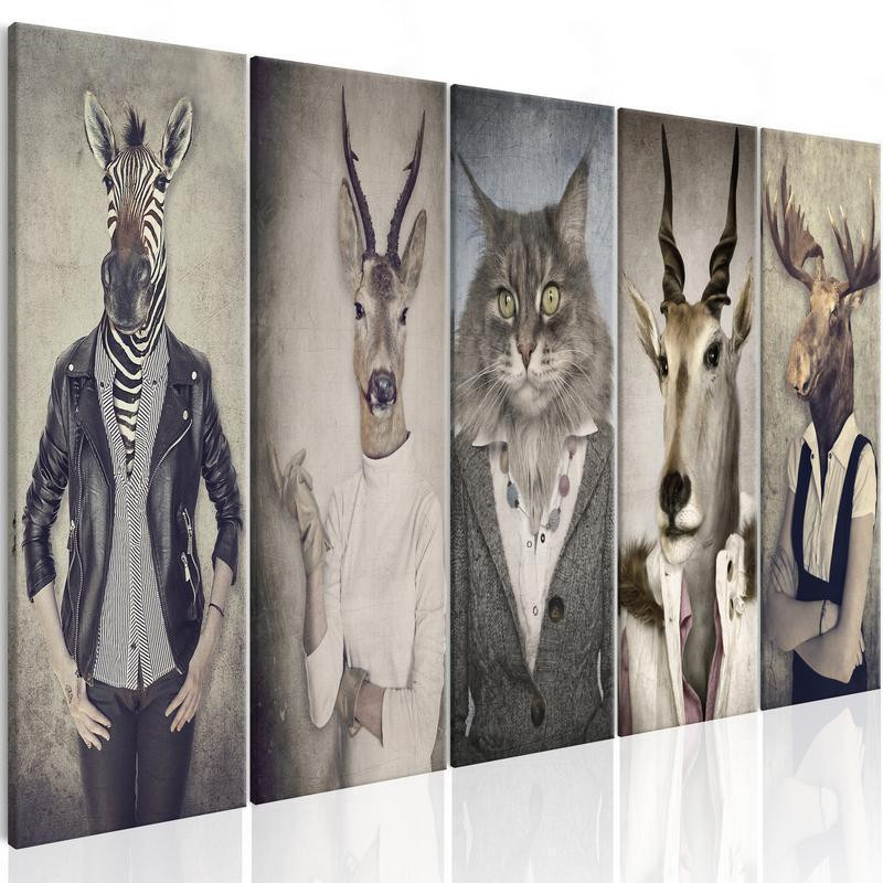 92,90 € Canvas Print - Animal Masks I