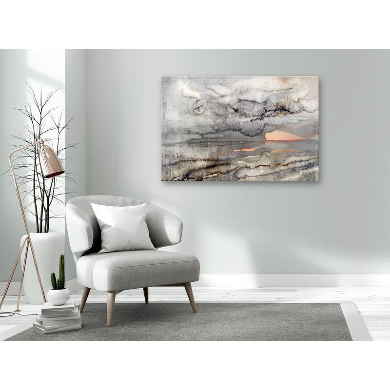 31,90 € Canvas Print - Connected Clouds (1 Part) Wide
