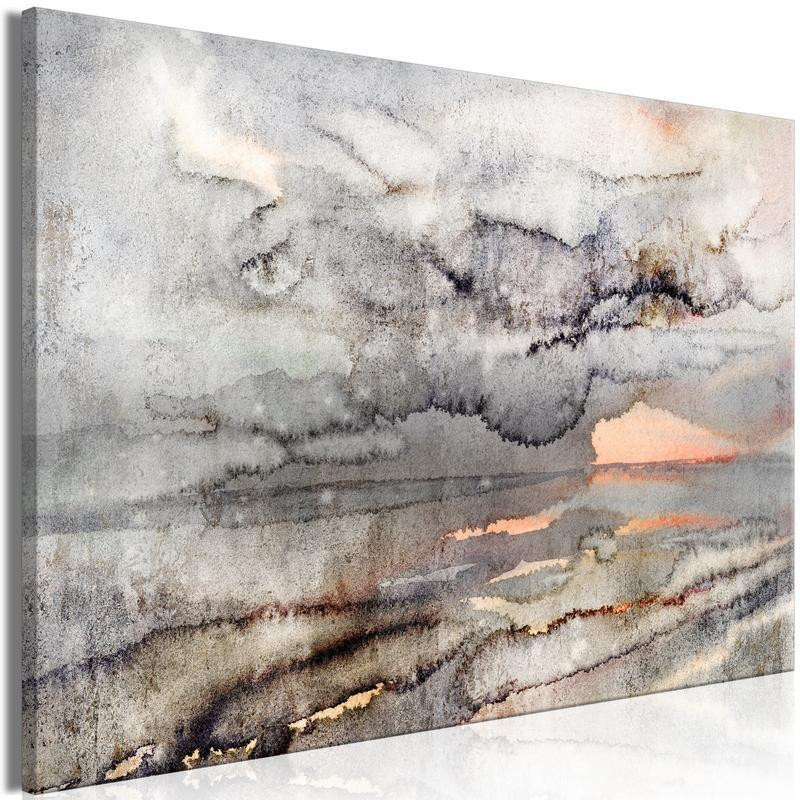 31,90 € Canvas Print - Connected Clouds (1 Part) Wide