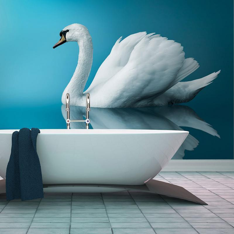 73,00 € Fototapete - swan - reflection