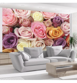 Mural de parede - Pastel roses