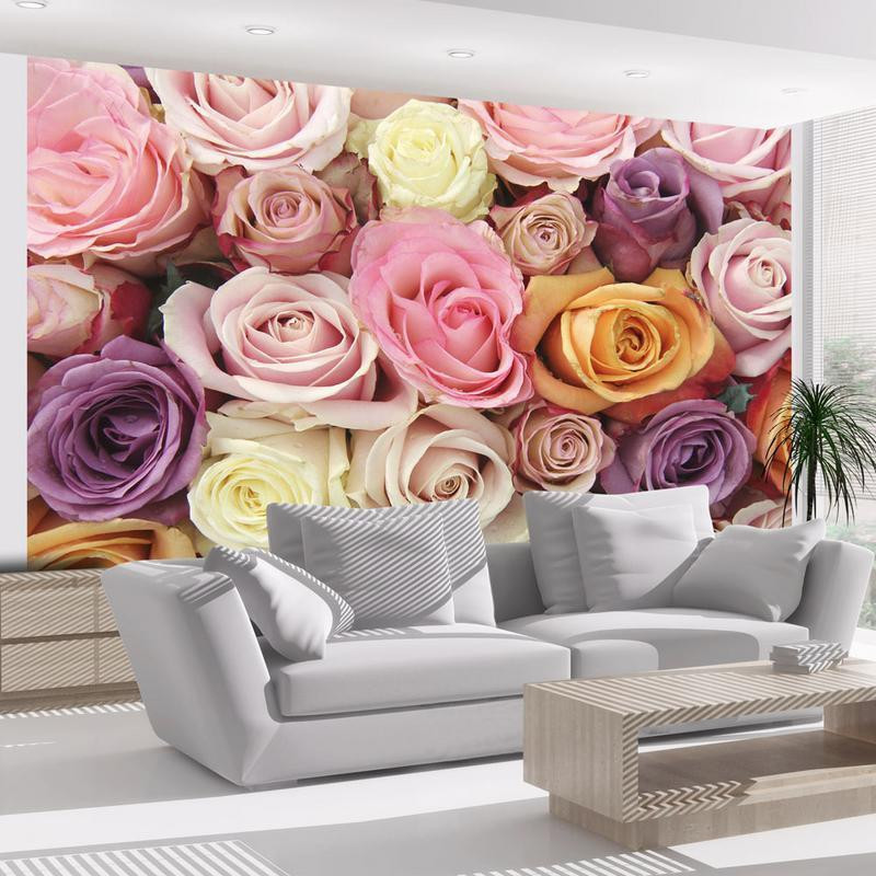 73,00 € Foto tapete - Pastel roses