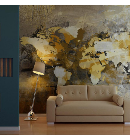 Wall Mural - Artistic map of the World
