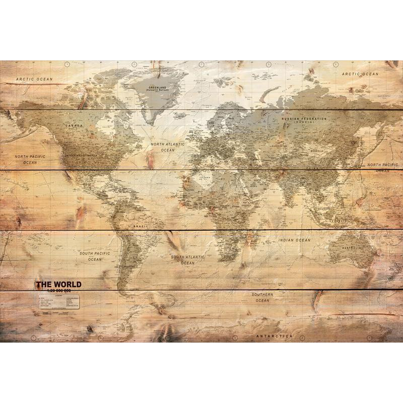 34,00 € Fotomural - Map on Boards