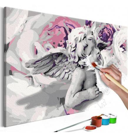 52,00 €Quadro pintado por você - Angel (Flowers In The Background)