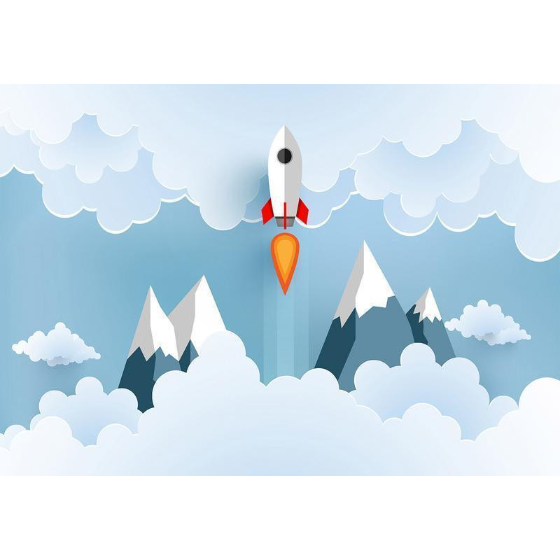 34,00 € Wall Mural - Rocket in the Clouds