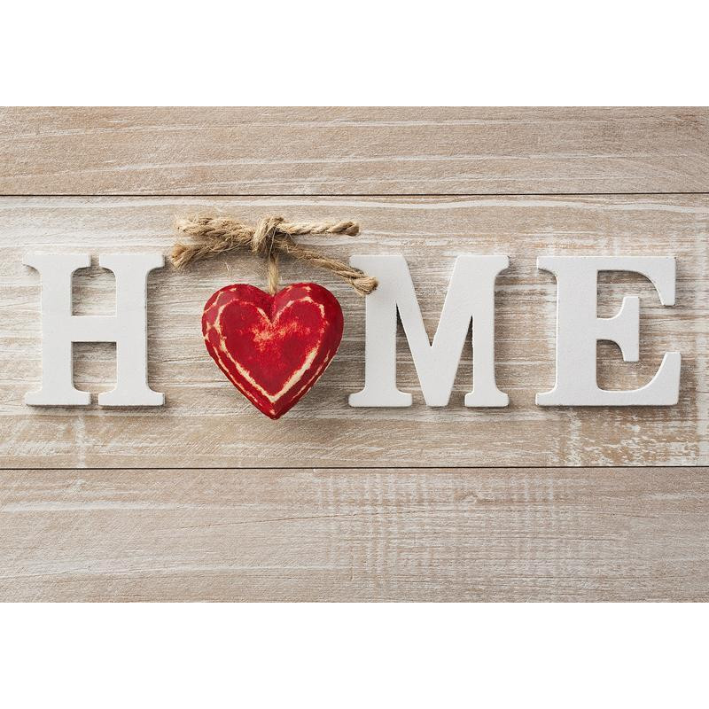 34,00 € Foto tapete - Home Heart (Red)