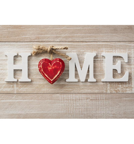 34,00 € Fotomural - Home Heart (Red)