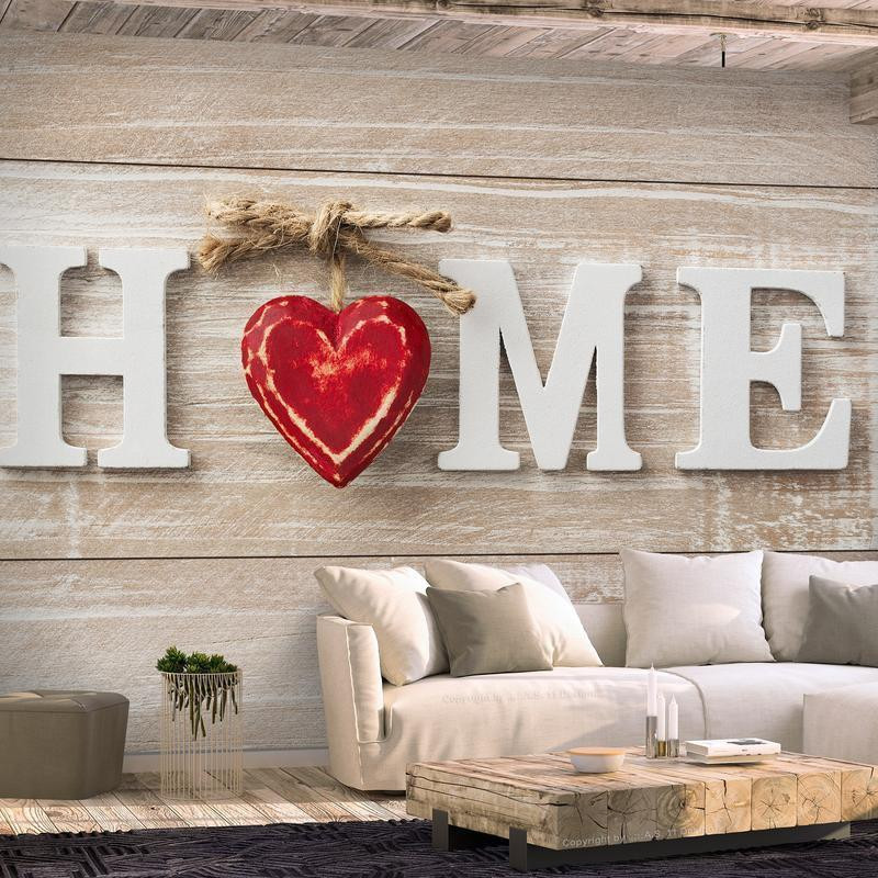 34,00 € Wall Mural - Home Heart (Red)