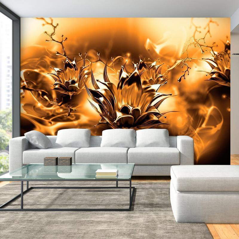 34,00 € Wall Mural - Oily Flower (Orange)