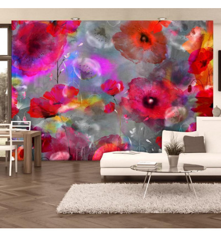 Foto tapete - Painted Poppies