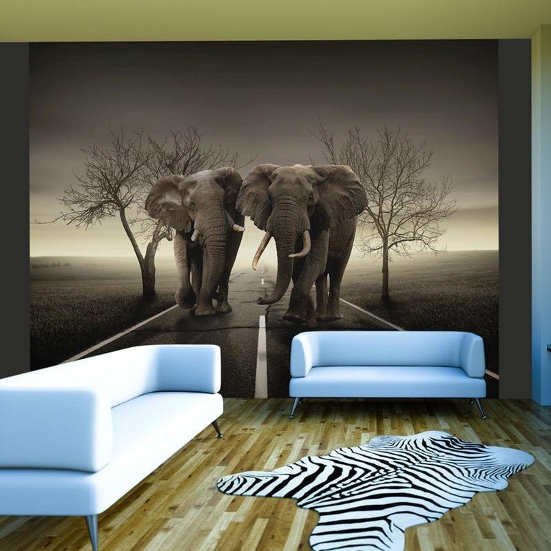 73,00 € Wall Mural - City of elephants