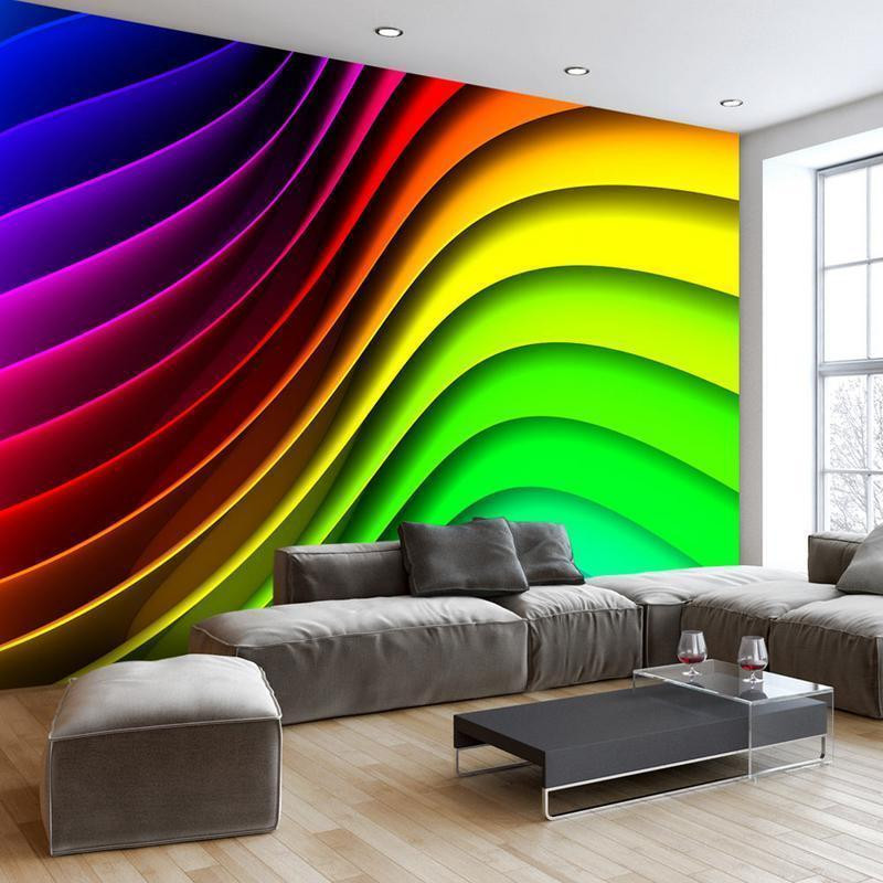34,00 € Fototapete - Rainbow Waves