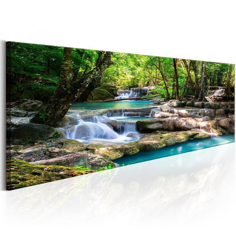 82,90 € Glezna - Nature: Forest Waterfall