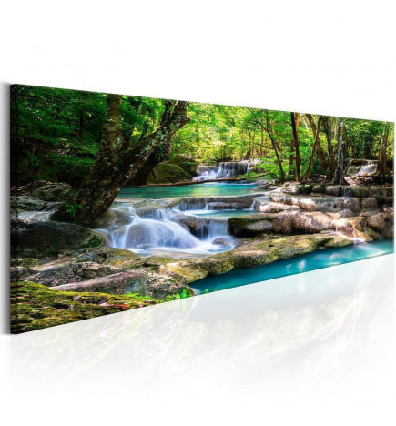 82,90 € Leinwandbild - Nature: Forest Waterfall