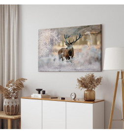 Canvas Print - Deer in the Cold