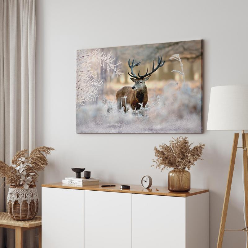 31,90 € Canvas Print - Deer in the Cold