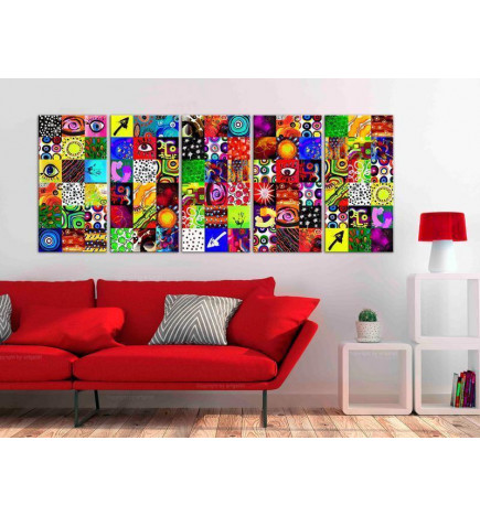 Schilderij - Colourful Abstraction
