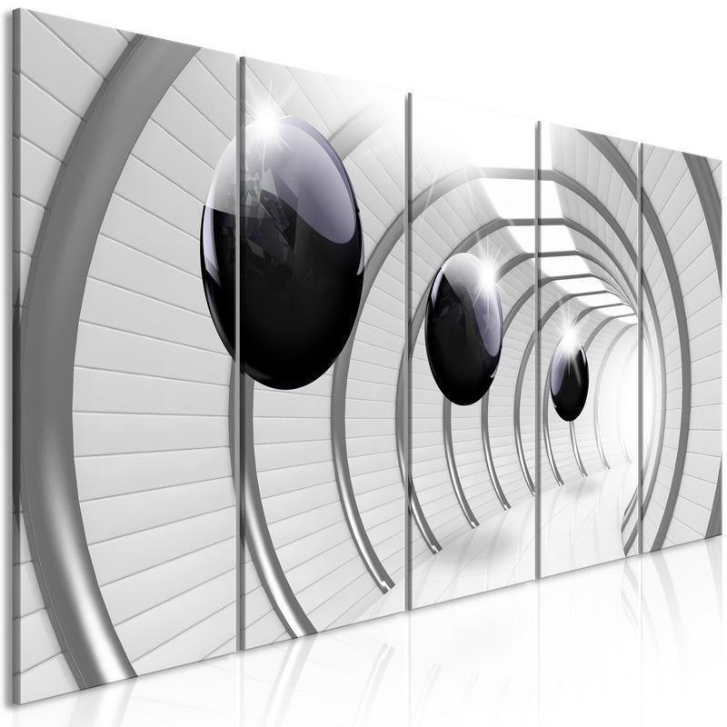 92,90 € Canvas Print - Space Tunnel (5 Parts) Narrow
