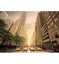 Carta da parati - New York - yellow taxis