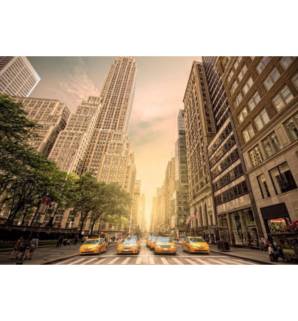 Foto tapete - New York - yellow taxis