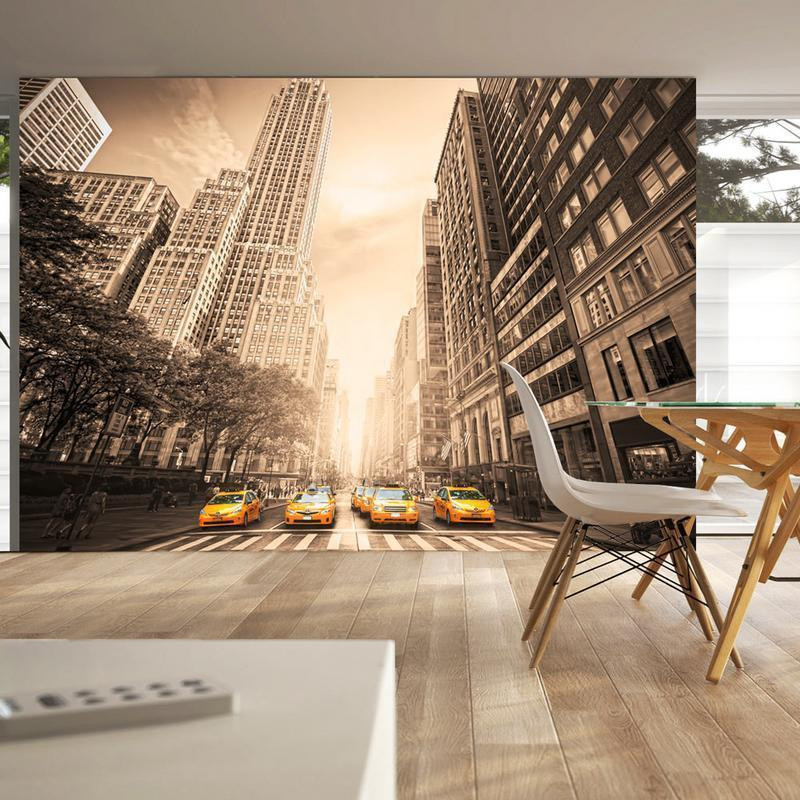 34,00 € Wall Mural - New York taxi - sepia